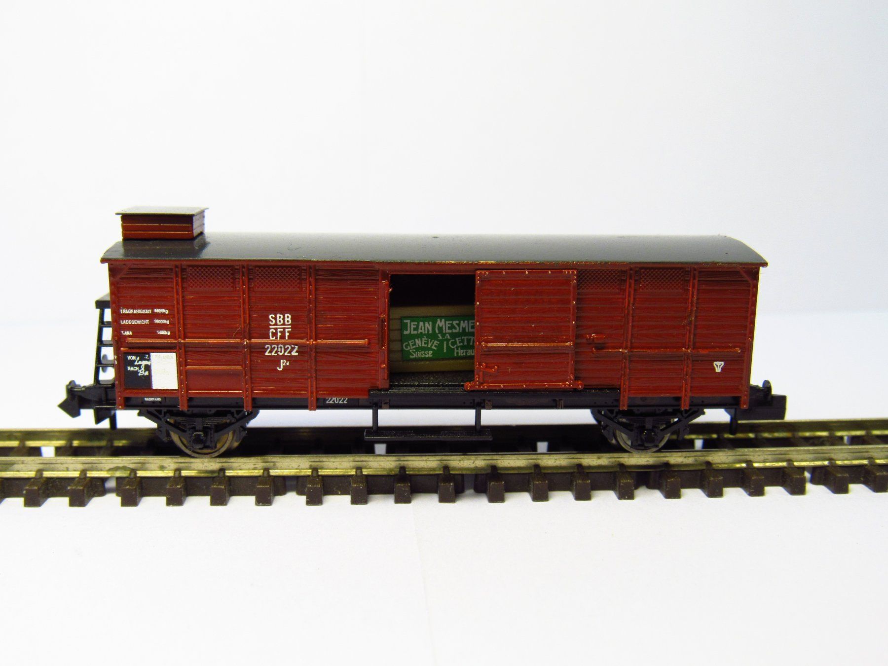 Modellini di ferrovie: Juretic Spur N SBB Güterwagen Typ J2d OVP – Nuovo (secondo la descrizione) da Langenthal venduto da pc-s1 4