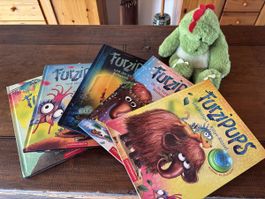 Furzipups Bücher Set und Welliebellies Plüschtier neu