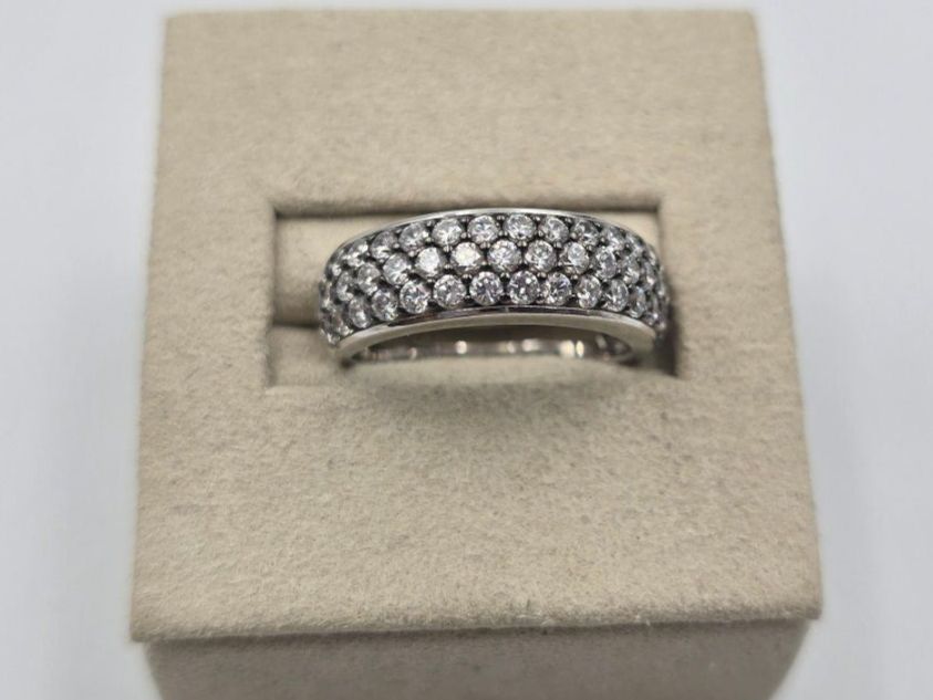 Anelli: Ring Silber 925 Zirkonia Gr. 54 – Nuovo e nell'imballaggio originale da Zug venduto da gold.schmuck