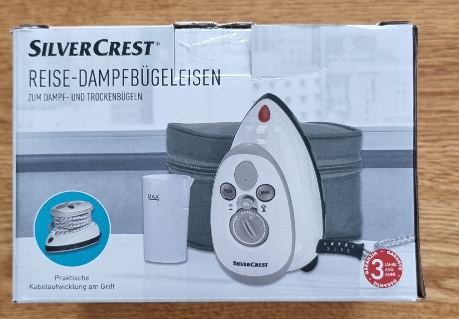 SilverCrest Bügeleisen: Silver Crest  Reise-Dampfbügeleisen – Neu und originalverpackt aus Frauenfeld von Bleeddragon