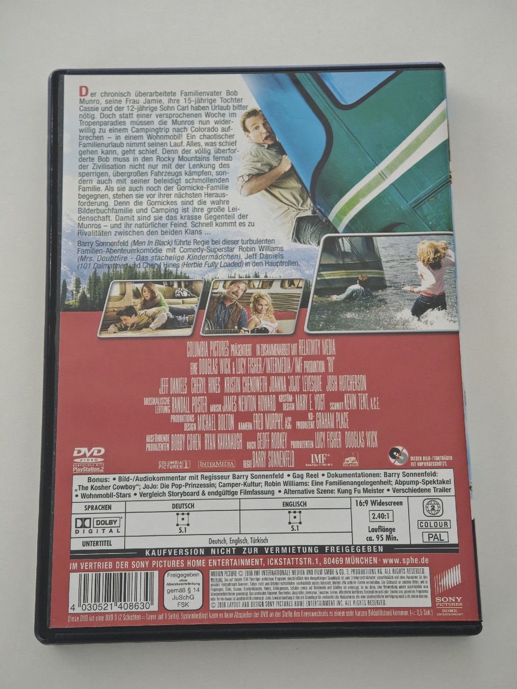 Tutti i DVDs: DVD - Die Chaoscamper RV mit Robin Williams – Usato da Stetten AG venduto da hub_l9nb 1