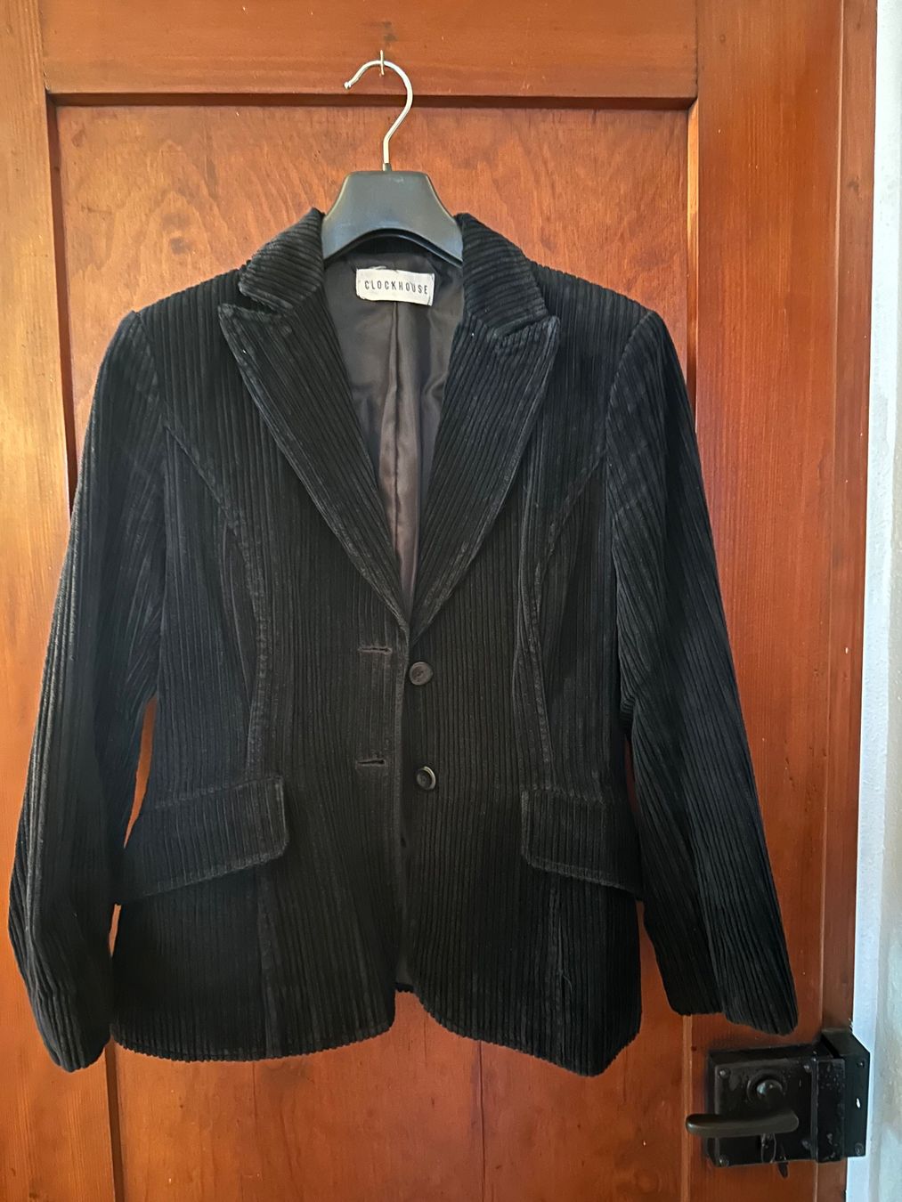 C&A Jacken: Schwarzer Cord Blazer – Gebraucht aus Basel von AglajaM 1