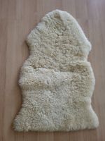 Echtes Schaffell Teppich Creme natur
