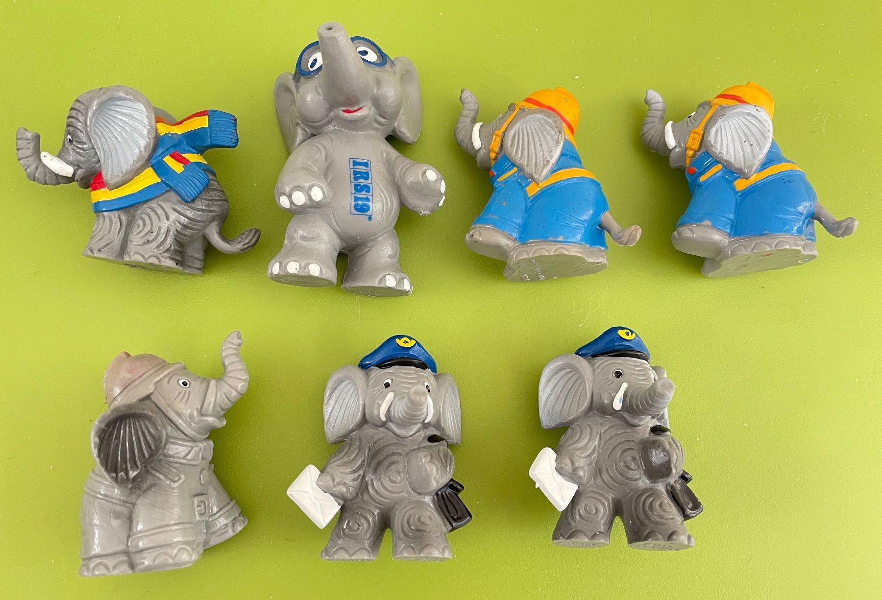 Bullyland Statuette: 7x Elefant Benjamin Blümchen & Bim Grossohr Comic Figur 1984 – Usato da Gossau SG venduto da entwederoder 2