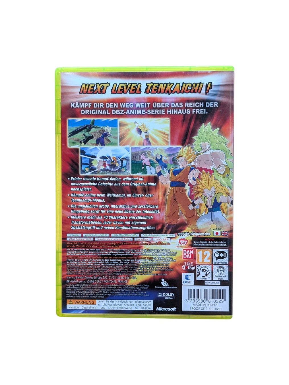 Microsoft Jeux: Dragon Ball: Raging Blast Xbox 360 – D'occasion à Domat/Ems par IsseldorsShop 1