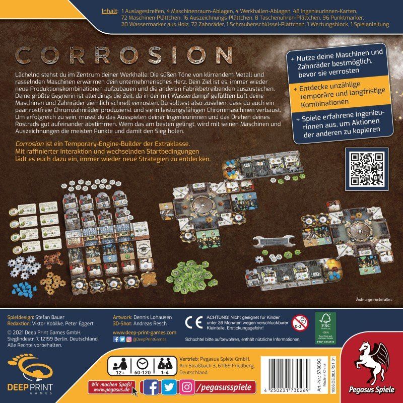 Pegasus Spiele Spiele: Spiel Corrosion – Neu und originalverpackt aus Uster von Ludit 1