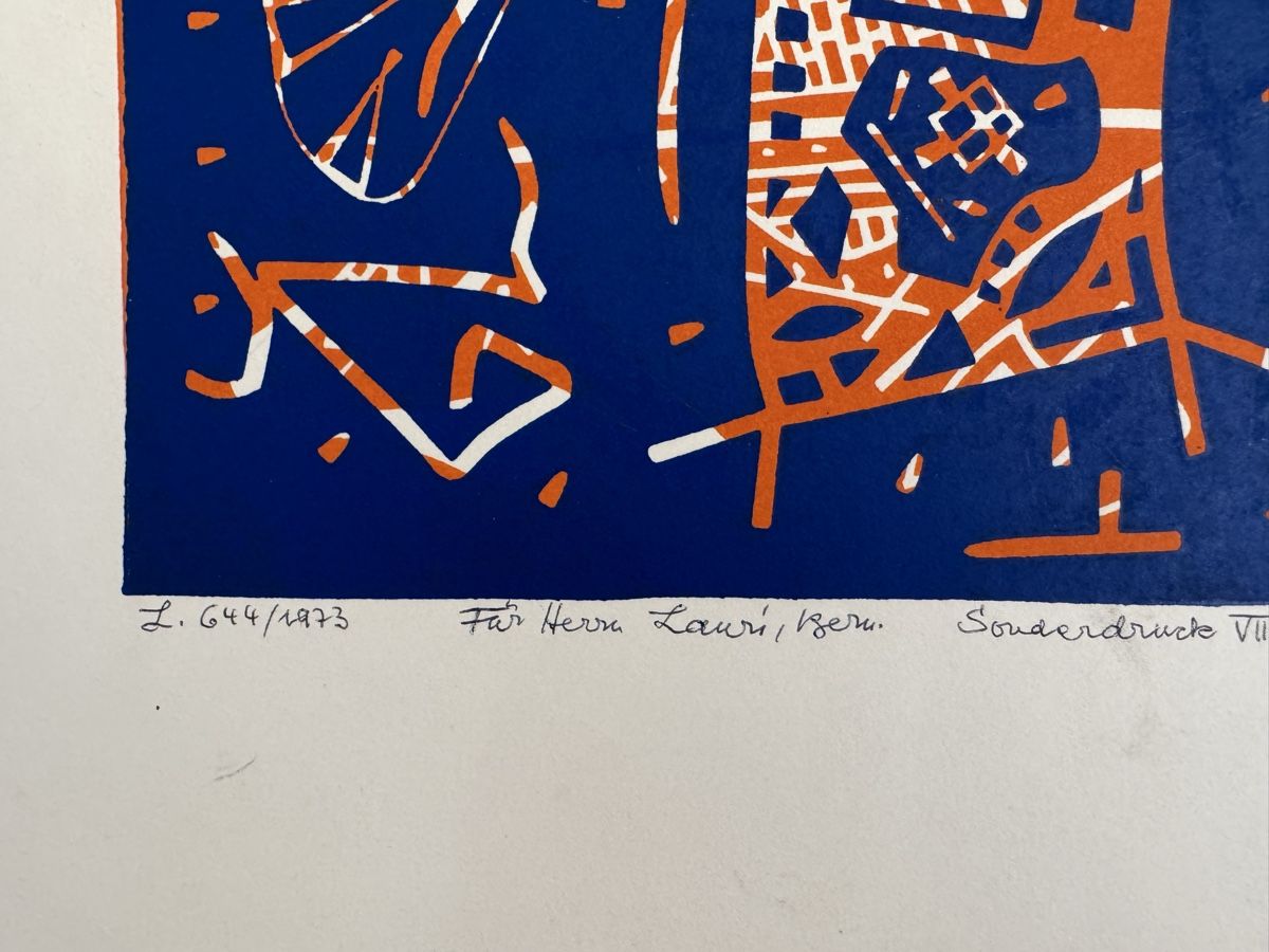 Arts picturaux & lithographies: Otto Nebel, handsigniert – D'occasion à Rain par Pic-Ass 3