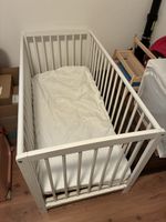 Babybett 60x120cm weiss guter Zustand