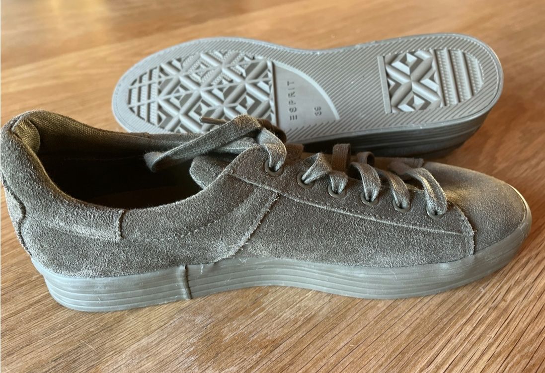 Esprit Scarpe da donna: Baskets Esprit kaki daim pointure 39 – Nuovo (secondo la descrizione) da Saillon venduto da Bleuazul 1
