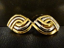 Vintage Ohrclips Clips Ohrschmuck Gold Silber 70er 80er 90er