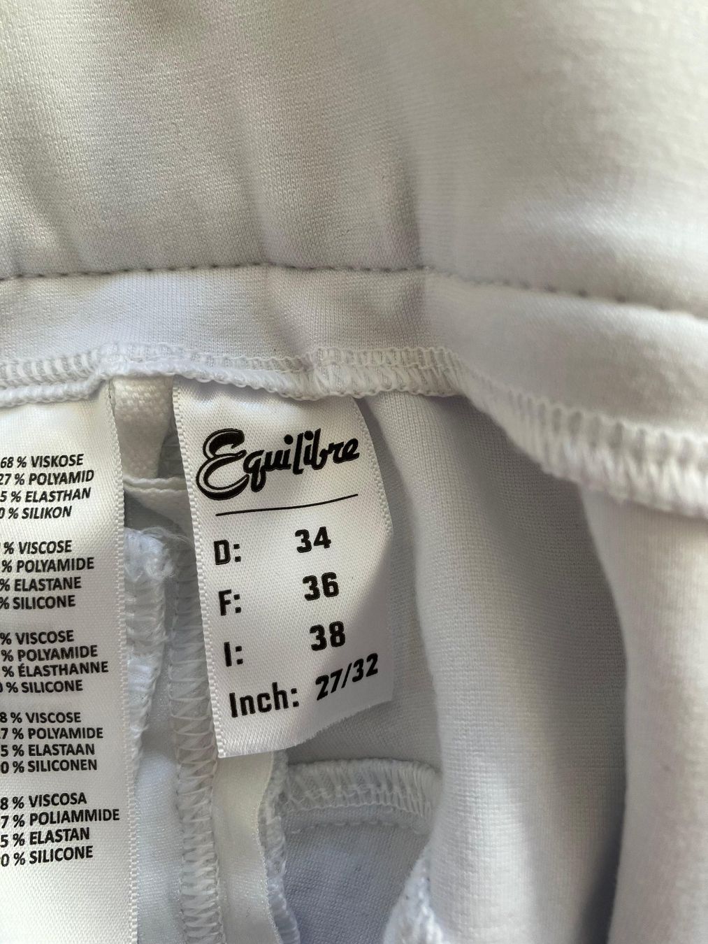 Pantalons: Reithose weiss Gr. 34 – D'occasion à Ebnet par Bejava 2
