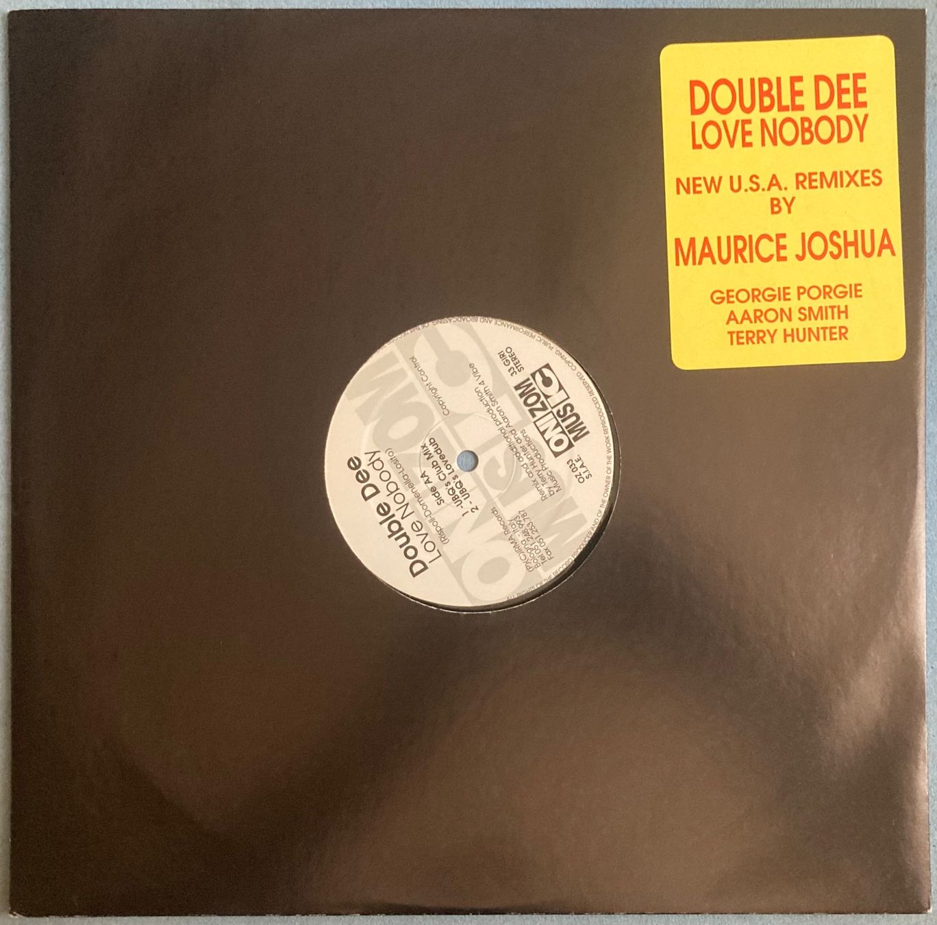 Dischi in vinile: DOUBLE DEE - LOVE NOBODY (REMIXES) – Usato da Poliez-Pittet venduto da Newtown-Records 4