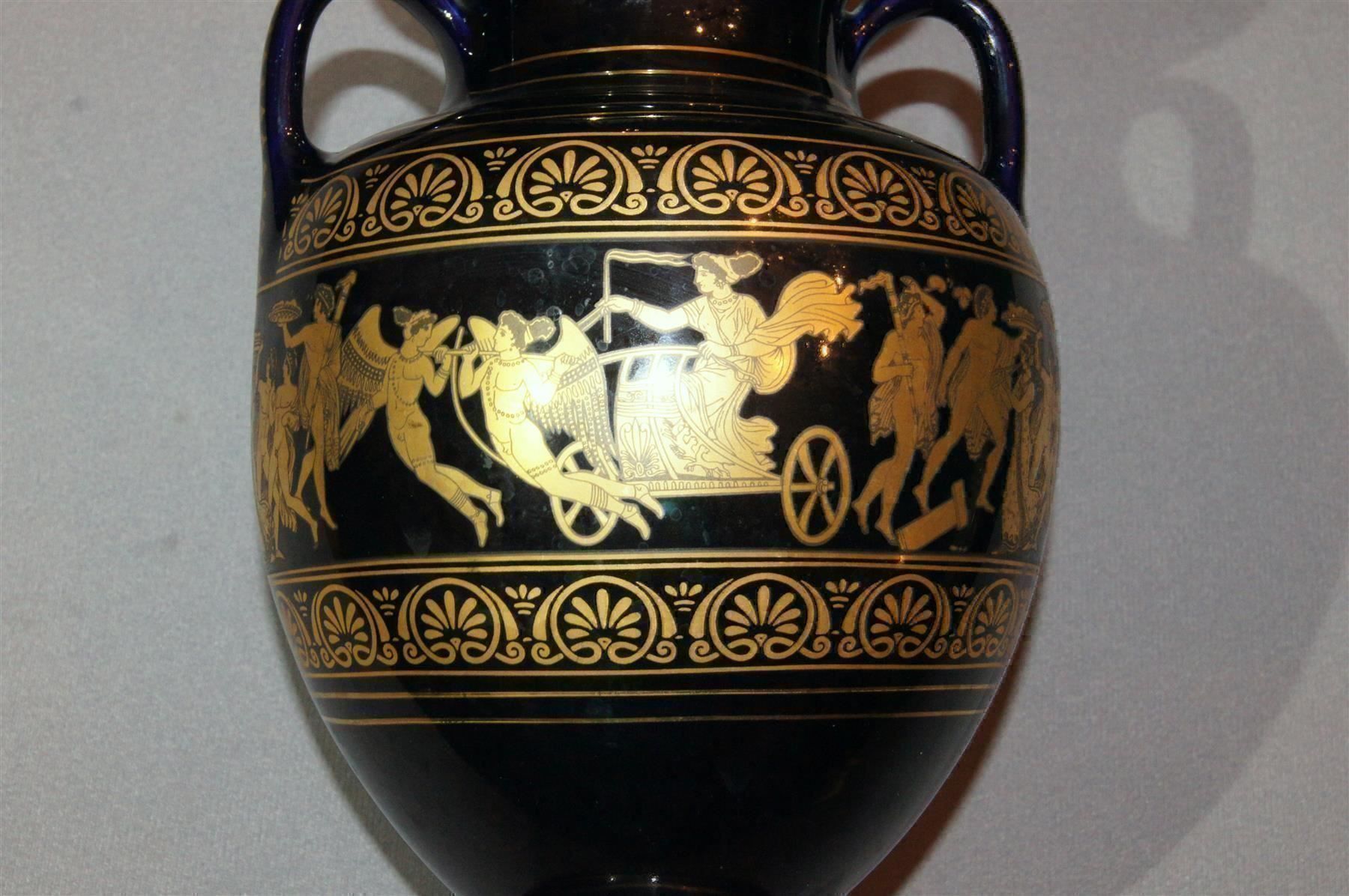 Vasi & Recipienti: Fantastische, grosse, kobaltblaue Amphore/Vase – Usato da Geroldswil venduto da ARTEFACTO 6