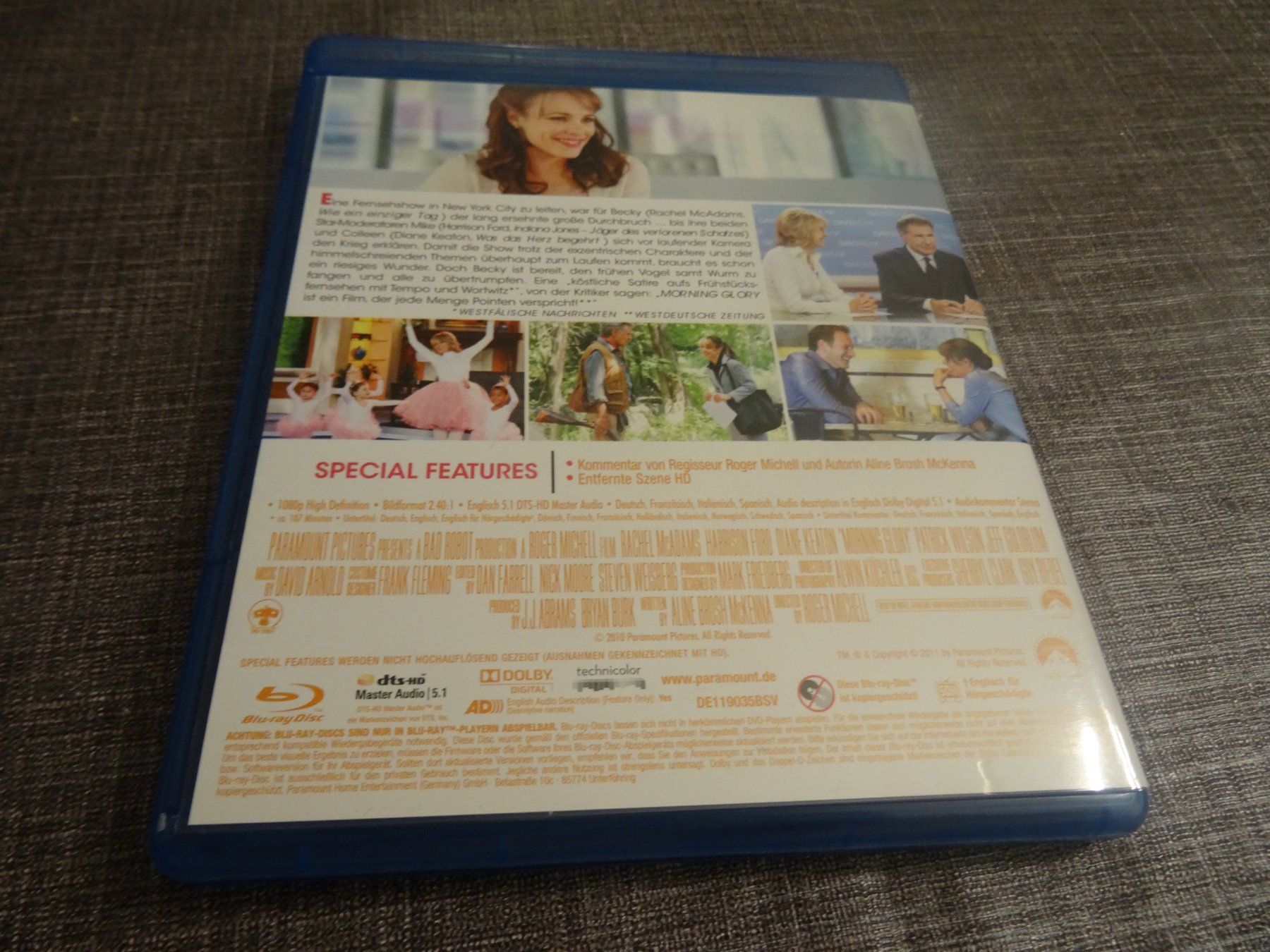 Alle DVDs: Blu-ray Film Morning Glory – Gebraucht aus Olten von Disc-Verkauf 2
