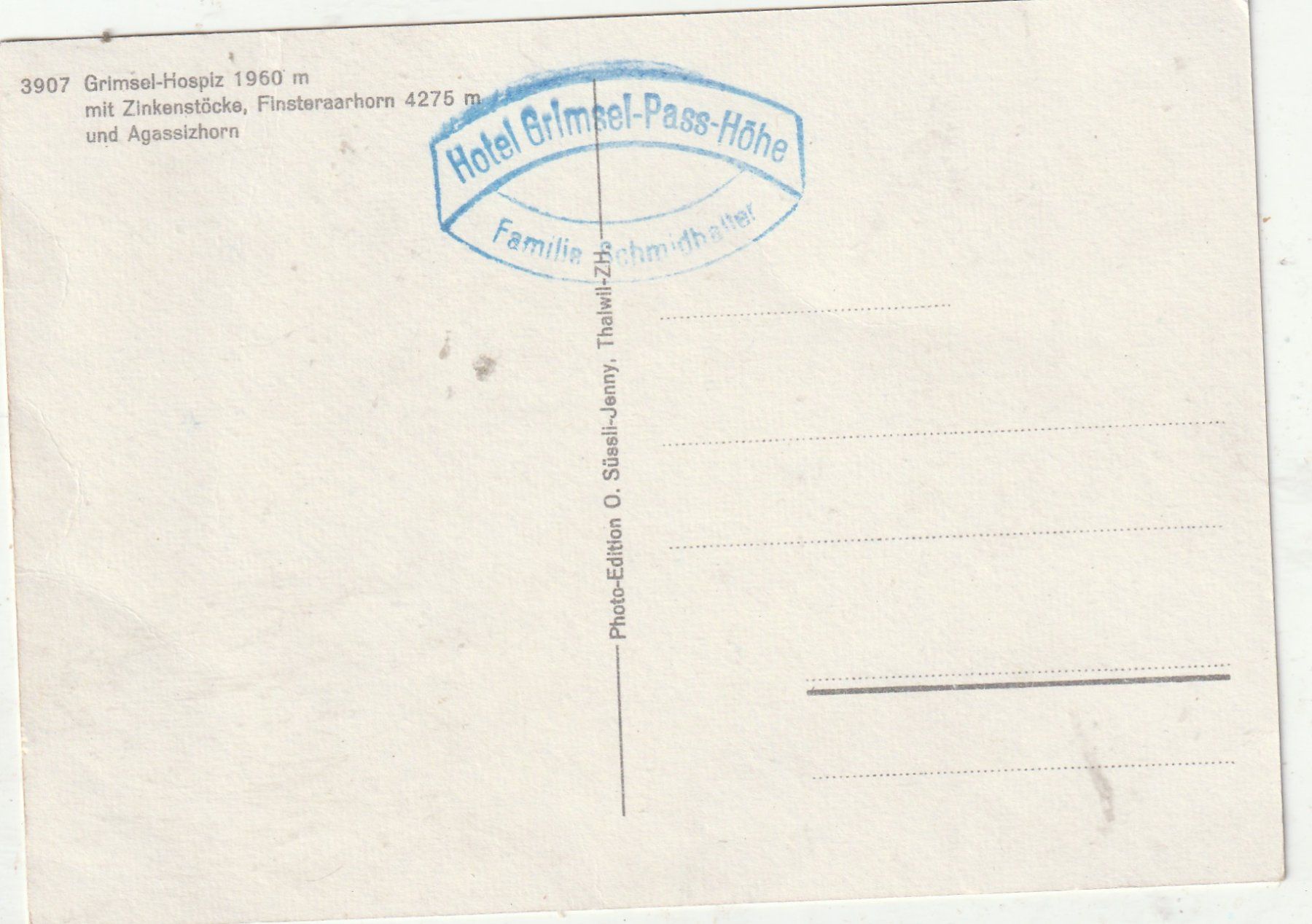 Cartoline postali: Grimselpass – Usato da Lumbrein venduto da made02 1
