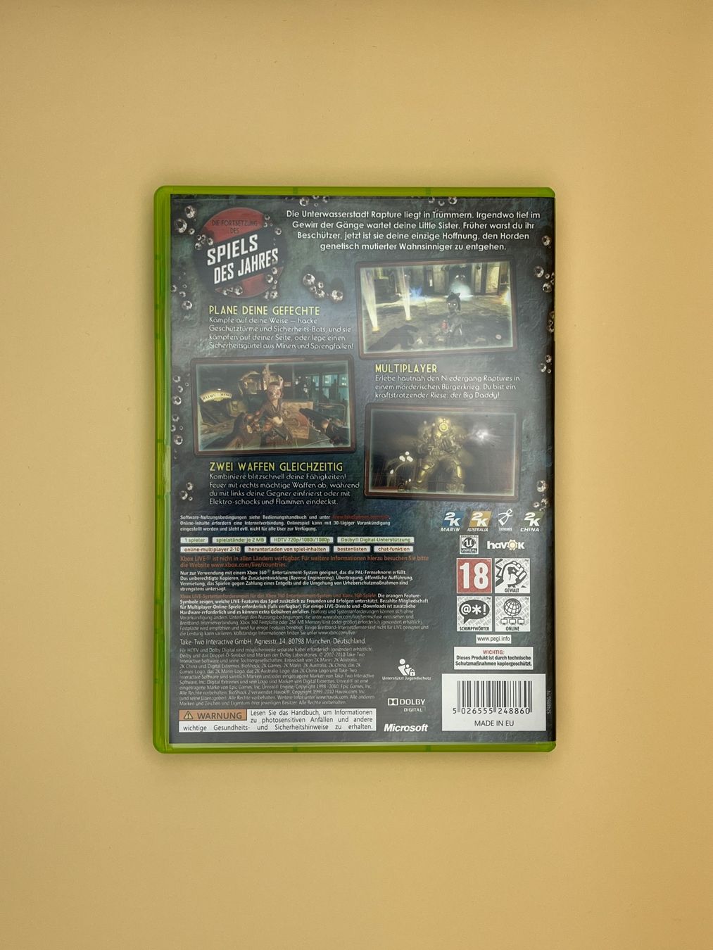 Microsoft Giochi: XBOX 360 / Bioshock 2 / Rapture Edition – Usato da Kölliken venduto da sergesellsretro 3