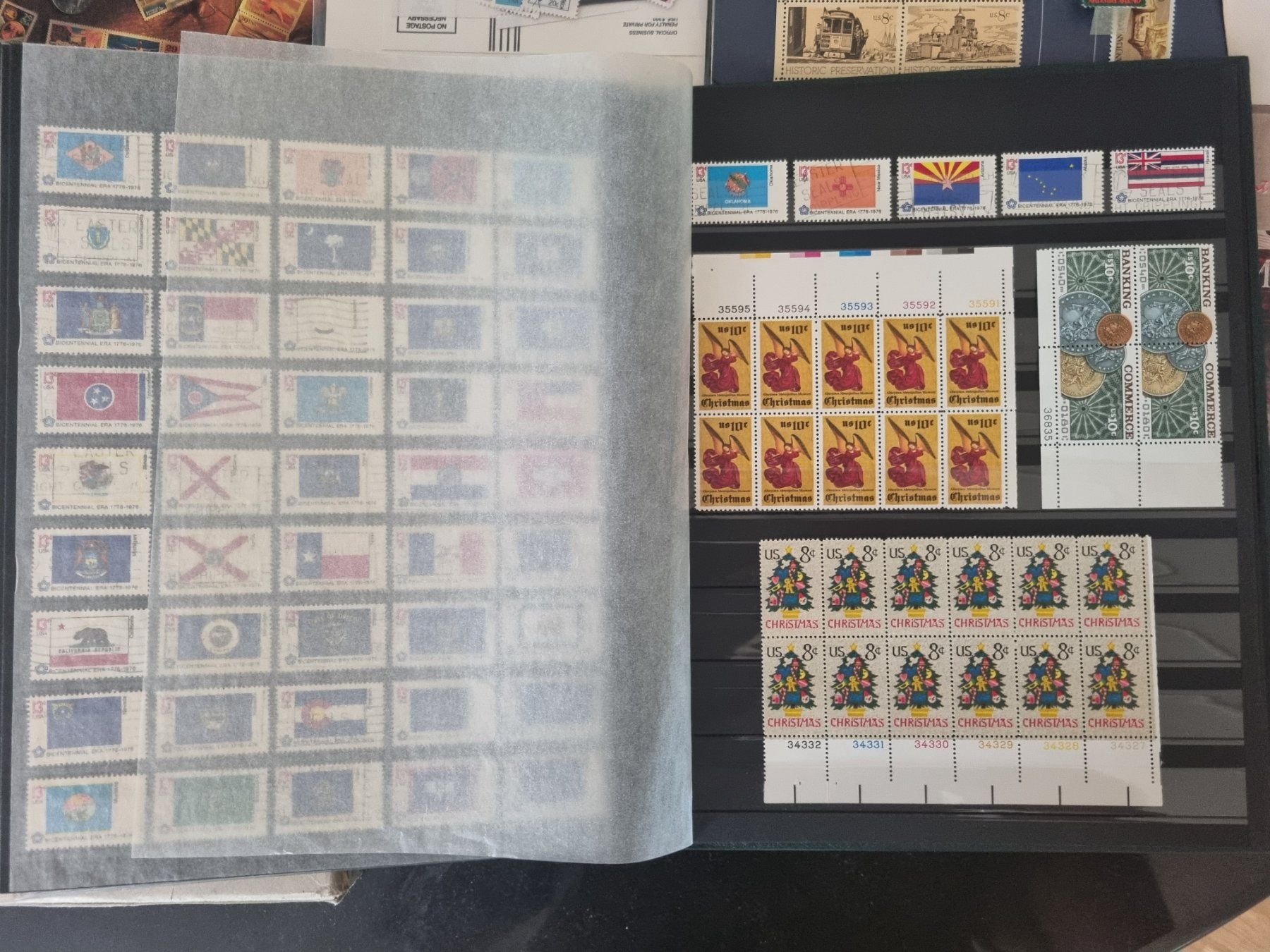 Alle Briefmarken: Kiste mit Sammlung Briefmarken USA – Gebraucht aus Gümligen von Geniusbuy 9