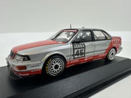 Audi V8 Quattro 1:43, H. Haupt, inkl. Acrylbox, MINICHAMPS