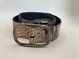 Ceinture imitation serpent - Longueur: 105 cm - Comme neuve