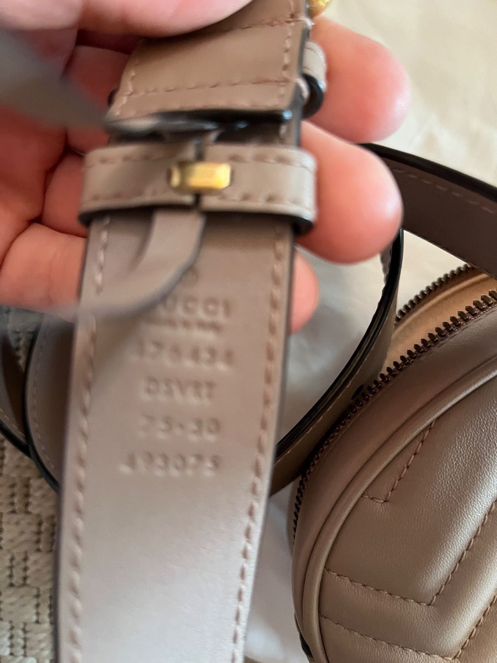 Gucci Borse da donna: Gucci Marmont Belt Bag Gr.75 – Usato da Wädenswil venduto da Iana32 4