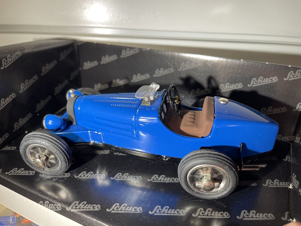 Schuco Modellautos: Schuco Studio IV Bugatti blau, OVP, Nr. 01740 – Neu (gemäss Beschreibung) aus Siebnen von speedy63 6