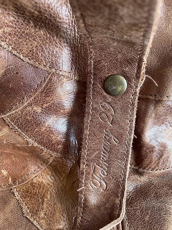 Rucksäcke: Lederrucksack, braun – Gebraucht aus Kriens von Makiba11 2