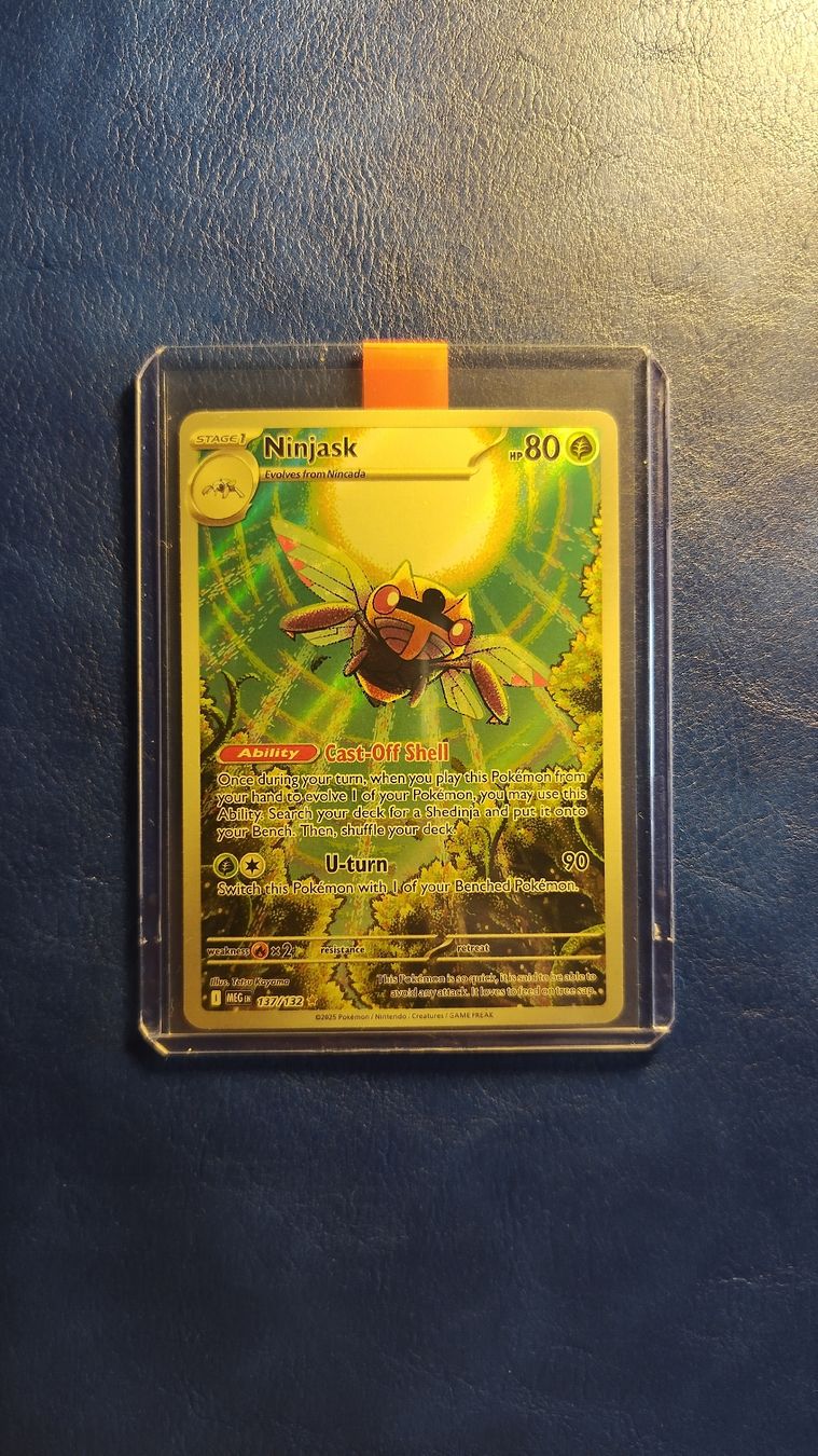 Pokémon Carte collezionabili: Ninjask 137 / 132 Mega Evolution Illustration Rare 🦋 – Nuovo (secondo la descrizione) da St-Saphorin-Lavaux venduto da Mercimaisnon