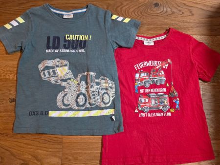 2 T-Shirts Salt and Pepper Grösse 116/122 wie neu