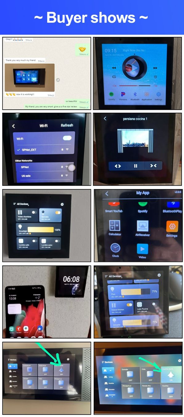 Sistema di controllo: 4 Zoll Home Automation Control Panel/Smart Life/Tuya – Nuovo e nell'imballaggio originale da Gisikon venduto da Fidii 4