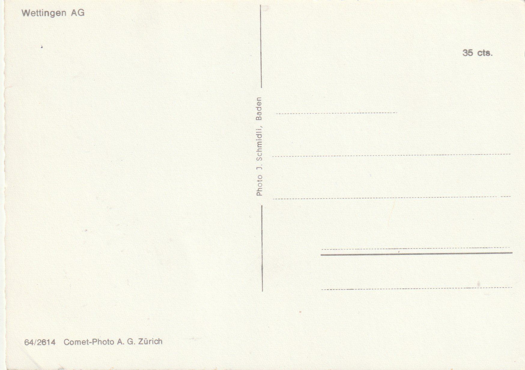 Cartoline postali: Wettingen Flugaufnahme – Usato da Rorschacherberg venduto da fratovi2 1