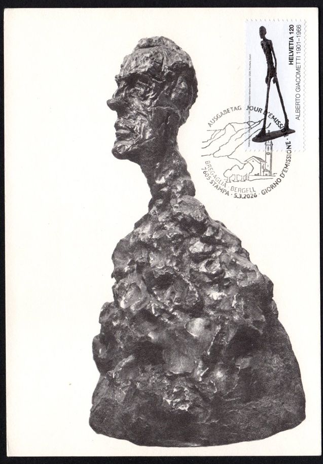 Tous les timbres: Maximumkarte Alberto Giacometti – Neuf (Voir description) à Dottikon par haeusibuh5