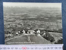 HOTEL-KURHAUS WEISSENSTEIN FLUGAUFNAHME ZAUGG 1958 BIS ALPEN