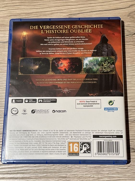 Der Herr Der Ringe Gollum ps5 Kaufen auf Ricardo