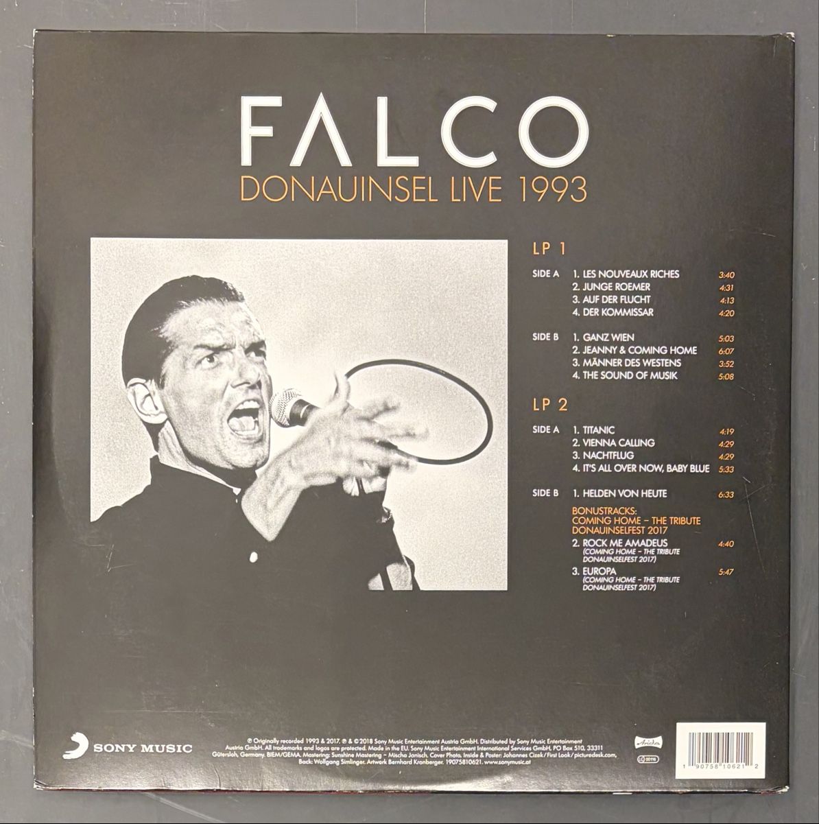 Dischi in vinile: Falco - Donauinsel Live 1993 – Usato da Aadorf venduto da Assyrian-Bazar 1