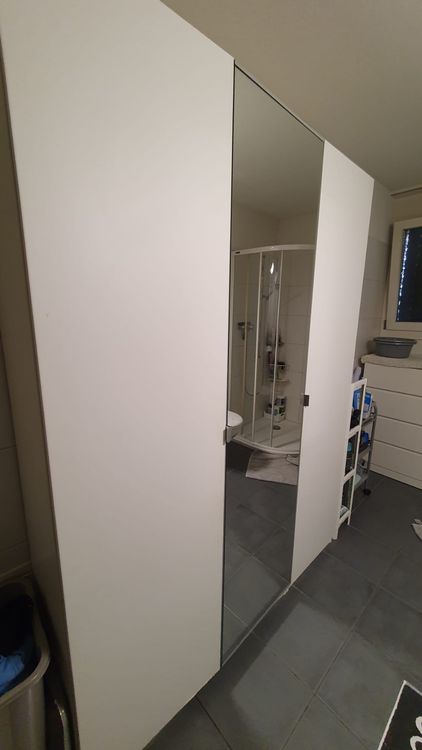 Ikea Pax Vikedal Schrank mit Spiegeltür (36cm tief)- weiss (Gebraucht ...