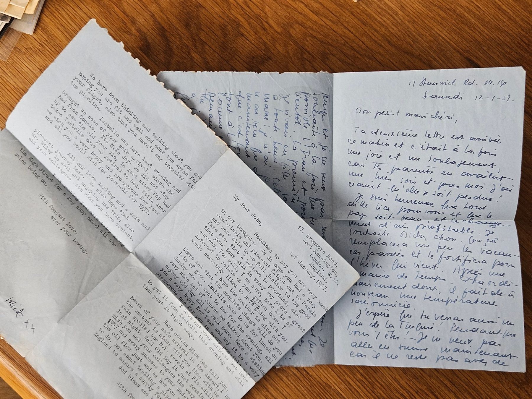Tutti i francobolli: 2 Airmails nach Iran 1957 – Nuovo (secondo la descrizione) da Buttikon SZ venduto da Marcelr 1