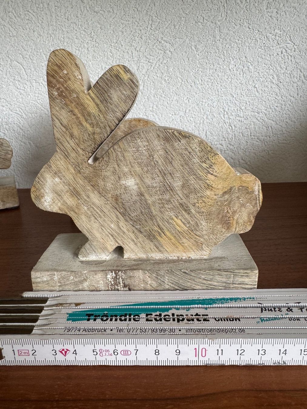 Statuette: Neu Hasen Holz – Nuovo e nell'imballaggio originale da Kirchdorf AG venduto da coco123 1