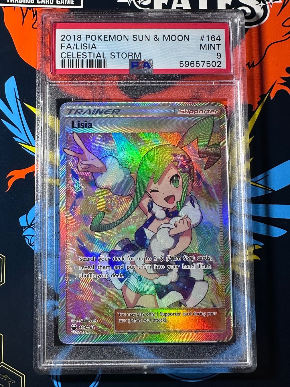 Pokémon Carte collezionabili: Pokemon Lisia PSA 9 #164 Celestial Storm - Sun & Moon 2018 – Nuovo (secondo la descrizione) da Opfikon venduto da Yoshis_World