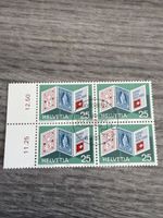 Schweiz Marke Helvetia VSPHV USPS 1890-1990 Viererblock