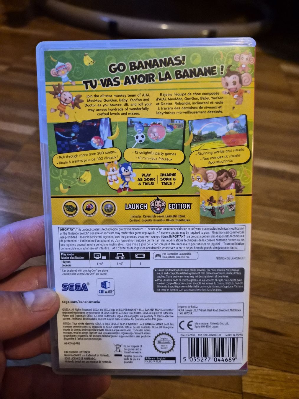 Giochi: Super Monkey Ball, " Banana Mania" pour switch 1 et 2 – Usato da Carouge GE venduto da felipe2007 1
