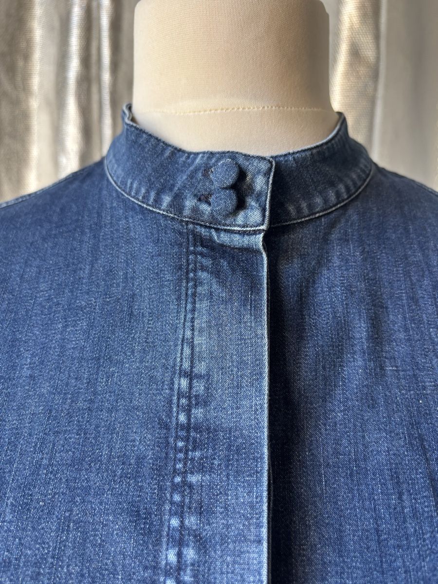 Dondup Camicette: DONDUP Bluse Denim Ballonärmel Gr. S – Usato da Ottoberg venduto da toomanydresses 4