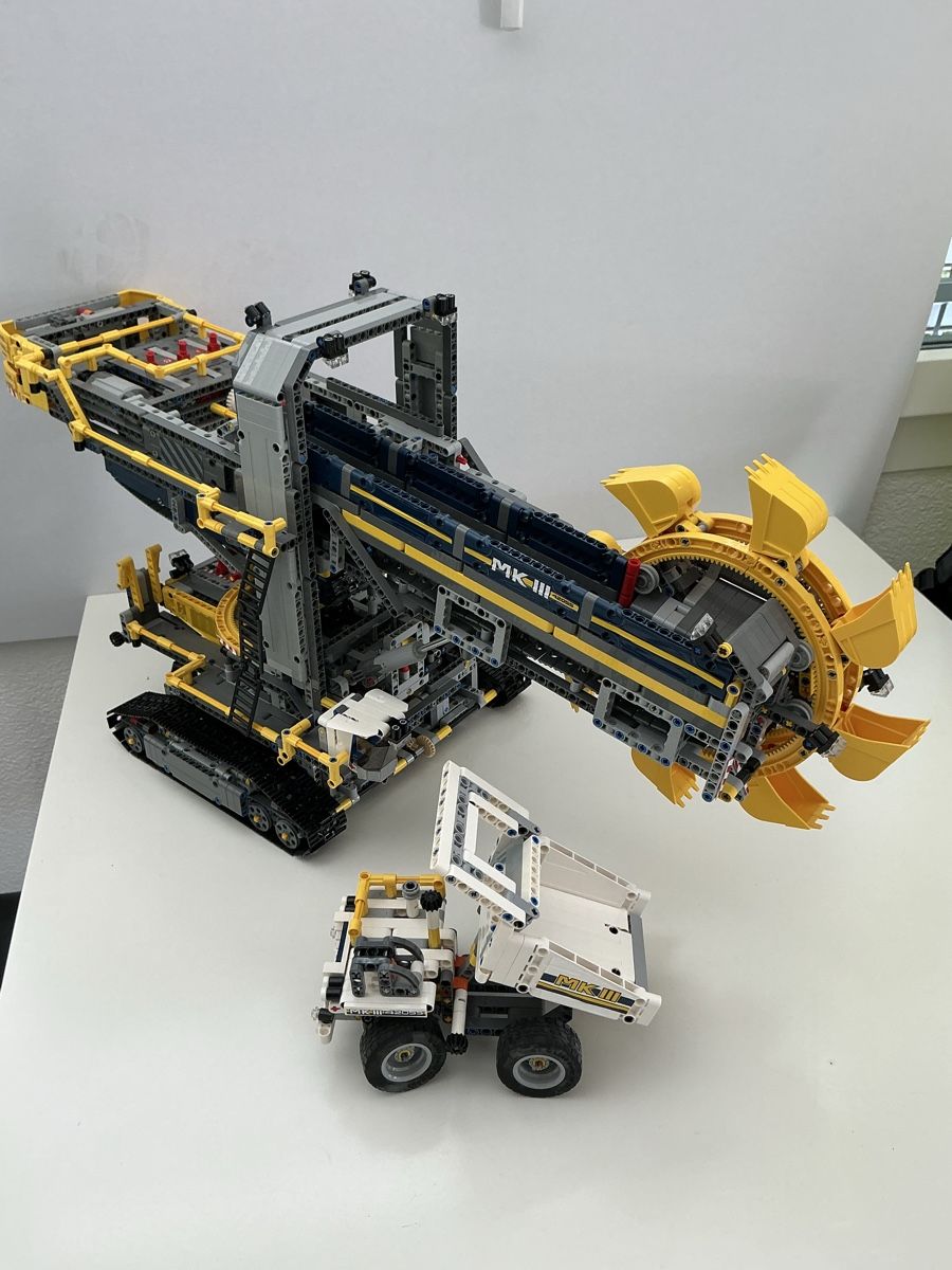 Lego Baukästen: LEGO Technic Schaufelradbagger Set-Nummer 42055 – Gebraucht aus Sarnen von Krause69