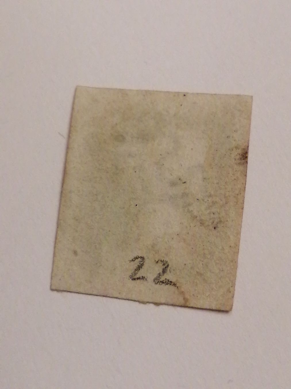 Alle Briefmarken: One Penny Red 1841, Platte 22 – Gebraucht aus Happerswil von tschergi 1
