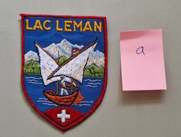 38a/ LAC LEMAN  Badge Wappen Aufnäher St.Gallen Stickerei