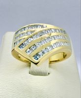 750/18 K Gold Ring mit 1.5 Ct Brillanten