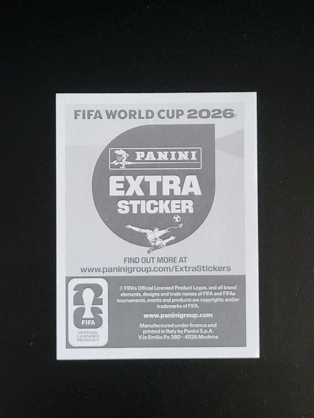 Panini Sammelbilder & Trading cards: PANINI Extra Sticker Achraf Hakimi – Neu (gemäss Beschreibung) aus Gordola von val_5jgn 1