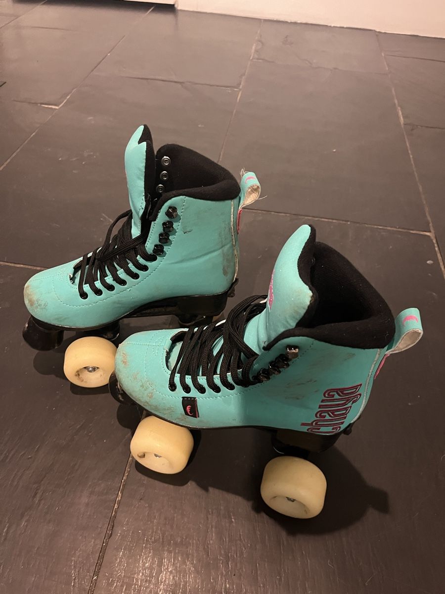 Raven Trista Rollschuhe – White/Pink – Größenverstellbar 31-34 (20-21,5 Cm) – 54mm Rollen, ABEC 7, Composite Chassis