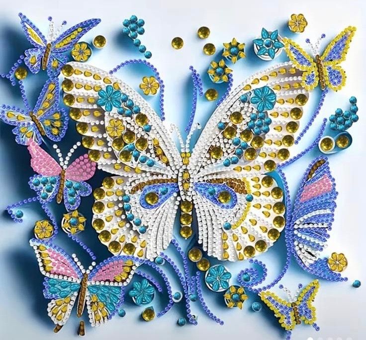 Kit bricolage: Diamond Painting: Schmetterling 30x30 – Nuovo e nell'imballaggio originale da Teufenthal AG venduto da MeineSchatztruhe