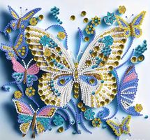 Diamond Painting: Schmetterling 30x30
