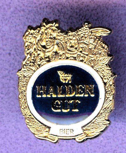 Haldengut Placchette & Badge: HALDENGUT Bier  Logo – Usato da Winterthur venduto da Sammleroase